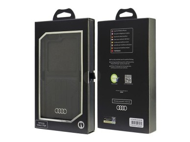Audi Synthetic Leather MagSafe Case for Samsung Galaxy Z Flip 6 - Black