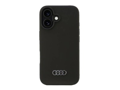 Audi Silicone Case iPhone 16 6.1" black/black hardcase AU-LSRIP16-Q3/D1-BK Audi Silicone Case iPhone 16 6.1" black/black hardcase AU-LSRIP16-Q3/D1-BK