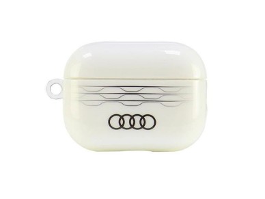 Capa Audi IML com padrão geométrico para AirPods Pro 2 - Branca Capa Audi IML com padrão geométrico para AirPods Pro 2 - Branca