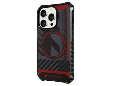 Audi IML Sport MagSafe Case iPhone 15 Pro 6.1" black/black hardcase AU-IMLMIP15P-RSQ/D2-BK