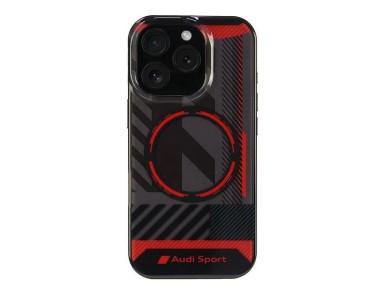 Audi IML Sport MagSafe iPhone 16 Pro 6.3" black/black hardcase AUS-IMLMIP16P-RSQ/D2-BK