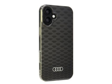 Capa r�gida Audi IML Stitching Pattern MagSafe para iPhone 16 Plus 6.7" preta/preta AU-IMLMIP16M-Q5/