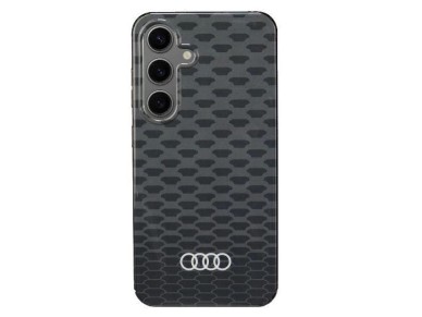 Capa MagSafe Audi S24 S921 com padrão de costura IML, preta/preta, modelo AU-IMLMS24-Q5/D3-BK Capa MagSafe Audi S24 S921 com padrão de costura IML, preta/preta, modelo AU-IMLMS24-Q5/D3-BK
