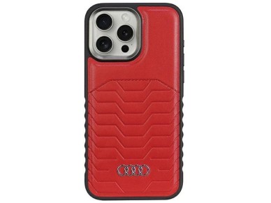 Audi Synthetic Leather case with MagSafe for iPhone 14 Pro - red Audi Synthetic Leather case with MagSafe for iPhone 14 Pro - red