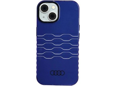 Audi IML MagSafe case for iPhone 15 / 14 / 13 - blue Audi IML MagSafe case for iPhone 15 / 14 / 13 - blue