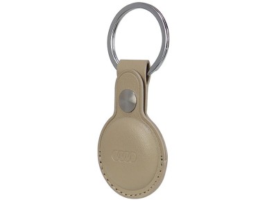 Audi Synthetic Leather AirTag case - beige Audi Synthetic Leather AirTag case - beige