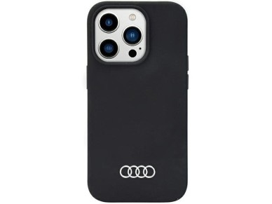 Audi Silicone Case iPhone 14 Pro Max 6.7" black/black hardcase AU-LSRIP14PM-Q3/D1-BK Audi Silicone Case iPhone 14 Pro Max 6.7" black/black hardcase AU-LSRIP14PM-Q3/D1-BK