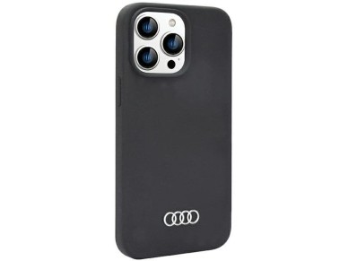 Audi Silicone Case iPhone 14 Pro Max 6.7" black/black hardcase AU-LSRIP14PM-Q3/D1-BK Audi Silicone Case iPhone 14 Pro Max 6.7" black/black hardcase AU-LSRIP14PM-Q3/D1-BK