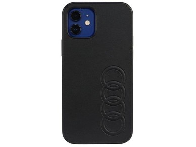 Audi Synthetic Leather iPhone 12/12 Pro 6.1" black/black hardcase AU-TPUPCIP12P-TT/D1-BK Audi Synthetic Leather iPhone 12/12 Pro 6.1" black/black hardcase AU-TPUPCIP12P-TT/D1-BK
