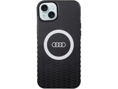 Audi IML Big Logo MagSafe case for iPhone 15 Plus / 14 Plus - black Audi IML Big Logo MagSafe case for iPhone 15 Plus / 14 Plus - black