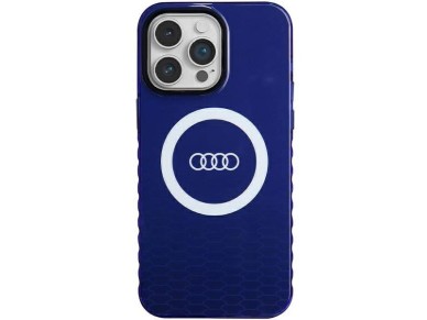 Audi IML Big Logo MagSafe case for iPhone 14 Pro Max - blue Audi IML Big Logo MagSafe case for iPhone 14 Pro Max - blue