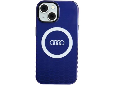 Audi IML Big Logo MagSafe case for iPhone 15 / 14 / 13 - blue Audi IML Big Logo MagSafe case for iPhone 15 / 14 / 13 - blue