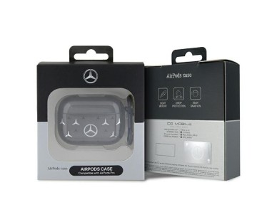 Mercedes MEAP8DPMGS AirPods Pro cover black/black Large Star Pattern Mercedes MEAP8DPMGS AirPods Pro cover black/black Large Star Pattern