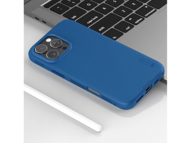 Nillkin Super Frosted Shield Pro Magnetic Case for iPhone 16 Pro - blue Nillkin Super Frosted Shield Pro Magnetic Case for iPhone 16 Pro - blue
