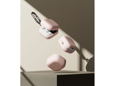 Funda de silicona Ringke para Samsung Galaxy Buds 4 / 4 Pro - Rosa