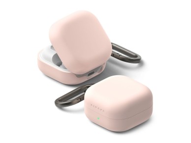 Funda de silicona Ringke para Samsung Galaxy Buds 4 / 4 Pro - Rosa