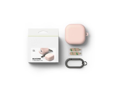 Funda de silicona Ringke para Samsung Galaxy Buds 4 / 4 Pro - Rosa