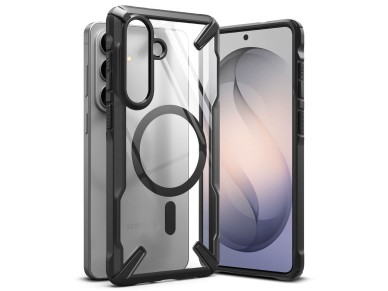 Ringke Fusion X Magnetic MagSafe Case for Samsung Galaxy S26+ - Clear Black Ringke Fusion X Magnetic MagSafe Case for Samsung Galaxy S26+ - Clear Black