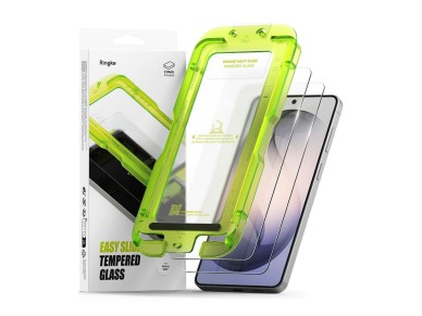 Protectores de pantalla de vidrio templado Ringke Easy Slide (paquete de 2) para Samsung Galaxy S26+