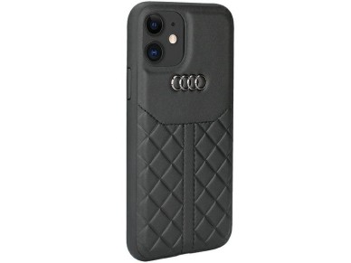 Audi Genuine Leather iPhone 12/12 Pro 6.1" black/black hardcase AU-TPUPCIP12P-Q8/D1-BK Audi Genuine Leather iPhone 12/12 Pro 6.1" black/black hardcase AU-TPUPCIP12P-Q8/D1-BK