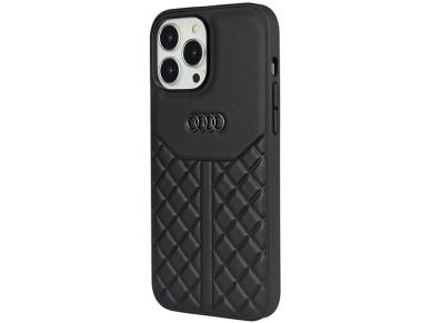 Audi Genuine Leather iPhone 13 Pro Max 6.7" black/black hardcase AU-TPUPPCIP13PM-Q8/D1-BK Audi Genuine Leather iPhone 13 Pro Max 6.7" black/black hardcase AU-TPUPPCIP13PM-Q8/D1-BK