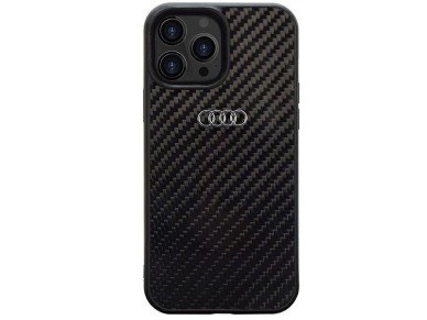 Audi Carbon Fiber iPhone 14 Pro Max 6.7" black/black hardcase AU-TPUPCIP14PM-R8/D2-BK