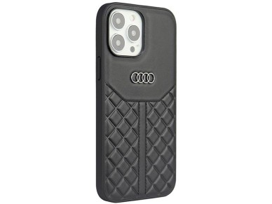 Audi Genuine Leather iPhone 13 Pro Max 6.7" black/black hardcase AU-TPUPPCIP13PM-Q8/D1-BK Audi Genuine Leather iPhone 13 Pro Max 6.7" black/black hardcase AU-TPUPPCIP13PM-Q8/D1-BK