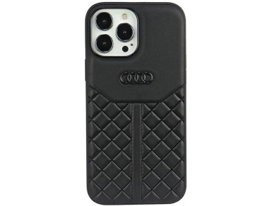 Audi Genuine Leather iPhone 13 Pro Max 6.7" black/black hardcase AU-TPUPPCIP13PM-Q8/D1-BK Audi Genuine Leather iPhone 13 Pro Max 6.7" black/black hardcase AU-TPUPPCIP13PM-Q8/D1-BK
