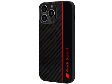 Audi Carbon Fiber Stripe iPhone 13 Pro / 13 6.1" black/black hardcase AUS-TPUPCIP13P-R8/D1-BK Audi Carbon Fiber Stripe iPhone 13 Pro / 13 6.1" black/black hardcase AUS-TPUPCIP13P-R8/D1-BK