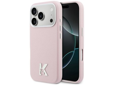 Capa MagSafe com o logotipo Karl Lagerfeld Karl Head para iPhone 17 Pro Max - Rosa Capa MagSafe com o logotipo Karl Lagerfeld Karl Head para iPhone 17 Pro Max - Rosa