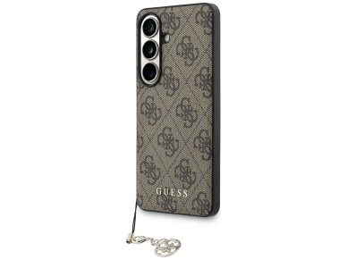Capa MagSafe Guess 4G Classic Logo Charm para Samsung Galaxy S26 - Marrom Capa MagSafe Guess 4G Classic Logo Charm para Samsung Galaxy S26 - Marrom