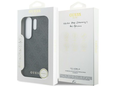Guess 4G Classic Logo Charm MagSafe case for Samsung Galaxy S26 Ultra - black Guess 4G Classic Logo Charm MagSafe case for Samsung Galaxy S26 Ultra - black