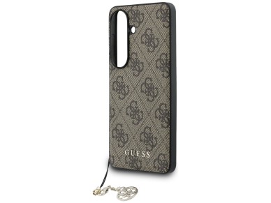 Capa MagSafe Guess 4G Classic Logo Charm para Samsung Galaxy S26 - Marrom Capa MagSafe Guess 4G Classic Logo Charm para Samsung Galaxy S26 - Marrom