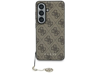 Capa MagSafe Guess 4G Classic Logo Charm para Samsung Galaxy S26 - Marrom Capa MagSafe Guess 4G Classic Logo Charm para Samsung Galaxy S26 - Marrom