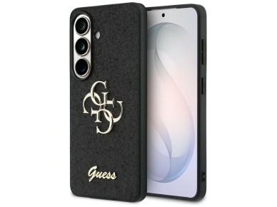 Guess Fixed Glitter Big 4G Metal Logo case for Samsung Galaxy S26 - black Guess Fixed Glitter Big 4G Metal Logo case for Samsung Galaxy S26 - black