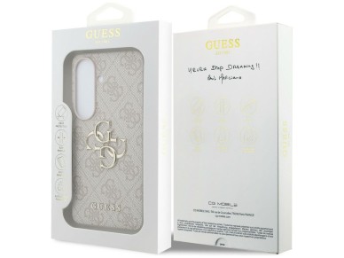 Guess 4G Big Metal Logo Case for Samsung Galaxy S26 - Pink Guess 4G Big Metal Logo Case for Samsung Galaxy S26 - Pink