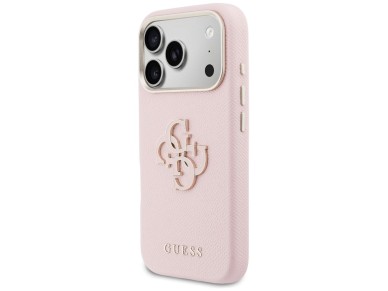 Funda Guess FW Resin Logo para iPhone 17 Pro - Rosa Funda Guess FW Resin Logo para iPhone 17 Pro - Rosa