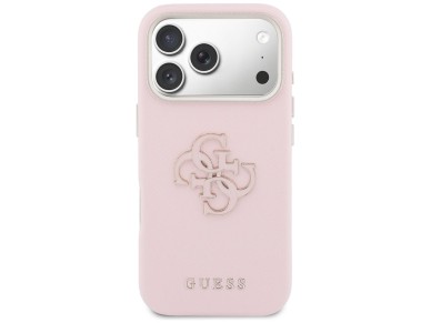 Funda Guess FW Resin Logo para iPhone 17 Pro - Rosa Funda Guess FW Resin Logo para iPhone 17 Pro - Rosa