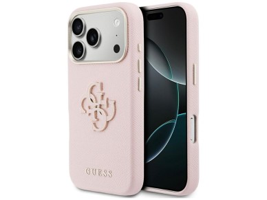 Funda Guess FW Resin Logo para iPhone 17 Pro - Rosa Funda Guess FW Resin Logo para iPhone 17 Pro - Rosa