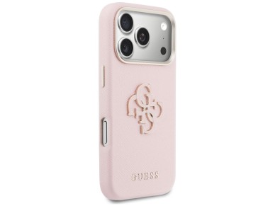 Funda Guess FW Resin Logo para iPhone 17 Pro - Rosa Funda Guess FW Resin Logo para iPhone 17 Pro - Rosa
