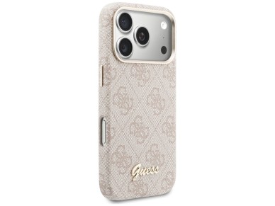 Guess 4G Script MagSafe Case for iPhone 17 Pro Max - Pink Guess 4G Script MagSafe Case for iPhone 17 Pro Max - Pink