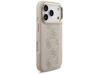 Funda Guess 4G Stripe MagSafe para iPhone 17 Pro - Rosa Funda Guess 4G Stripe MagSafe para iPhone 17 Pro - Rosa