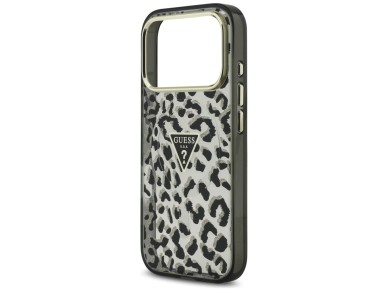 Guess Leopard Glitter MagSafe Case for iPhone 17 Pro - Black Guess Leopard Glitter MagSafe Case for iPhone 17 Pro - Black