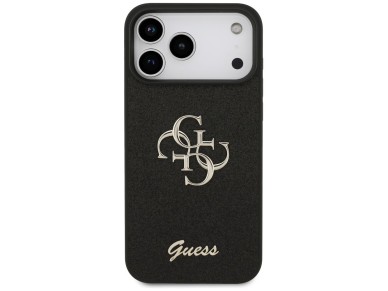 Guess Fixed Glitter Big 4G case for iPhone 17 Pro Max - black Guess Fixed Glitter Big 4G case for iPhone 17 Pro Max - black