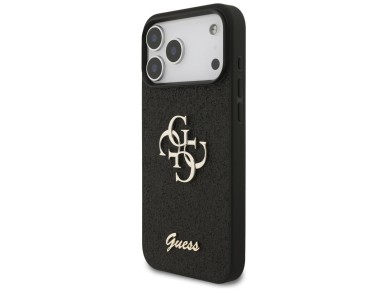 Guess Fixed Glitter Big 4G case for iPhone 17 Pro Max - black Guess Fixed Glitter Big 4G case for iPhone 17 Pro Max - black