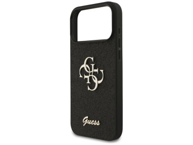 Guess Fixed Glitter Big 4G case for iPhone 17 Pro Max - black Guess Fixed Glitter Big 4G case for iPhone 17 Pro Max - black