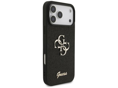 Guess Fixed Glitter Big 4G case for iPhone 17 Pro Max - black Guess Fixed Glitter Big 4G case for iPhone 17 Pro Max - black