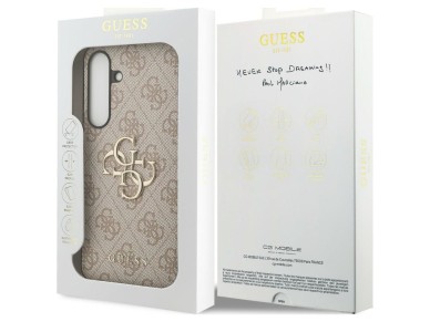 Guess Big 4G Classic Logo Case for Samsung Galaxy S25 FE - Pink Guess Big 4G Classic Logo Case for Samsung Galaxy S25 FE - Pink