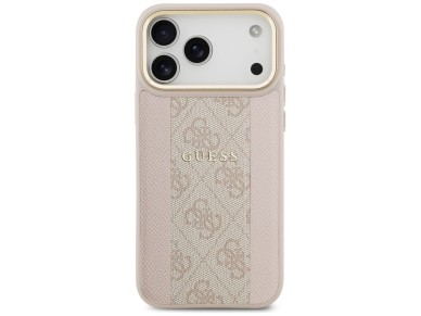 Guess 4G Stripe MagSafe Case for iPhone 17 Pro Max - Pink