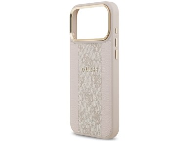 Guess 4G Stripe MagSafe Case for iPhone 17 Pro Max - Pink